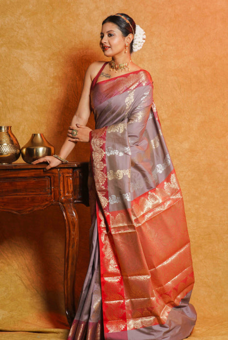 Lightweight Banarasi silk