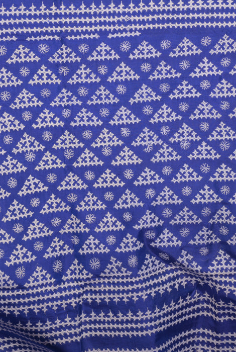Pure silk ( handwoven) Gujarati stich