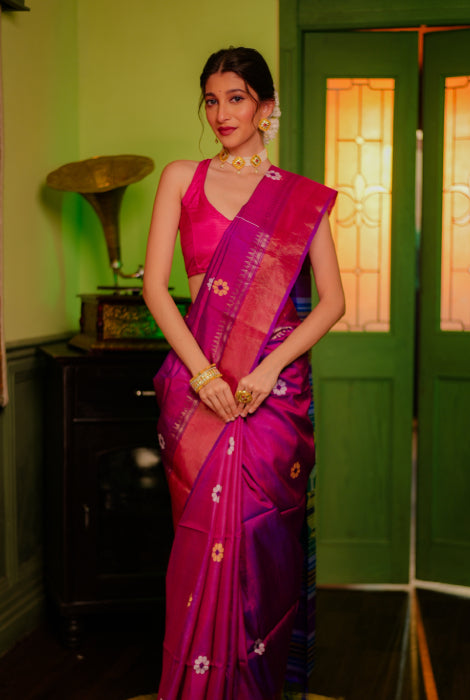 Pure silk kalakhetra