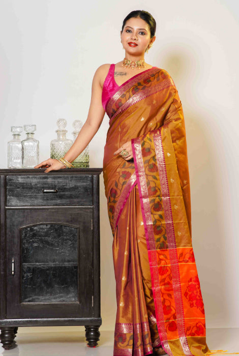 Banarasi light weight ikkat paad saree