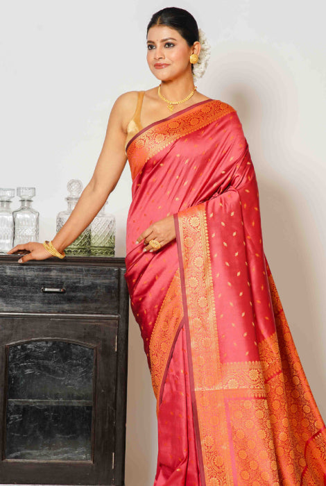 Banarasi light weight thread work saree