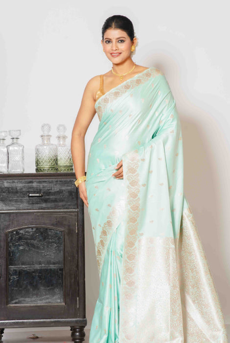 Banarasi semi katan silk saree