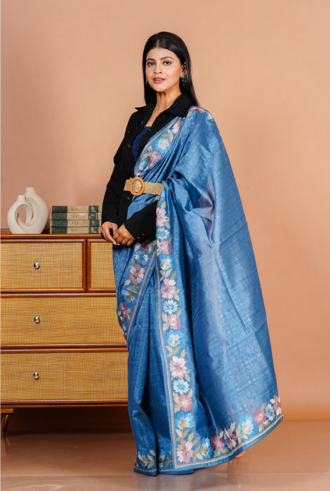 Semi tusser cut work