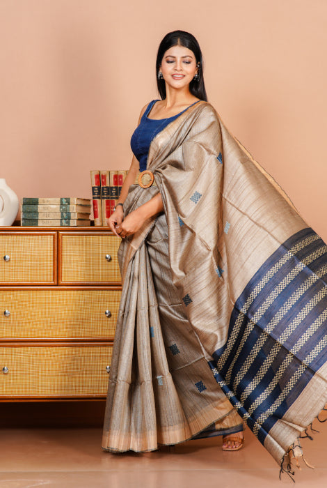 Tusser Silk Saree