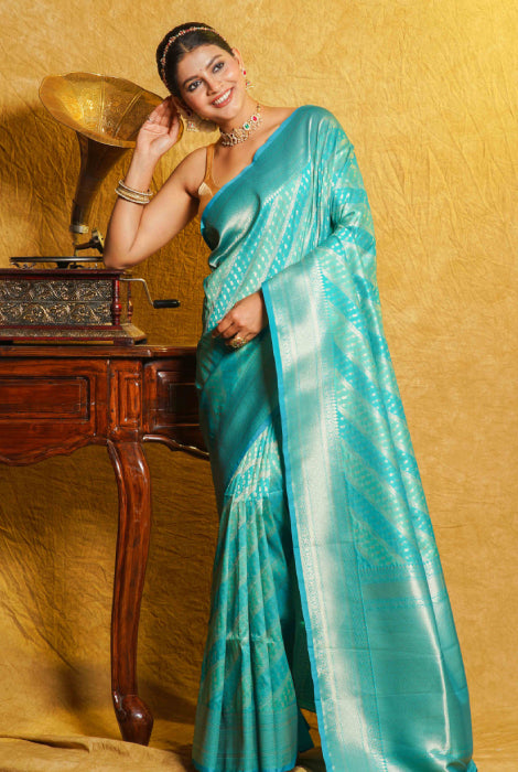 Banarasi katan semi silk