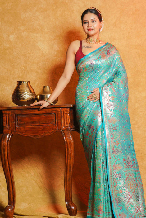 Banarasi semi katan silk  saree