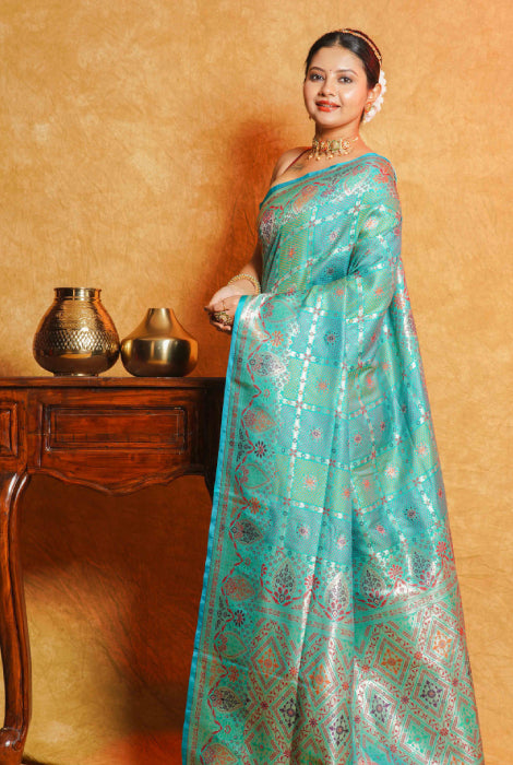 Banarasi semi katan silk  saree