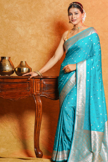 Banarasi katan semi silk