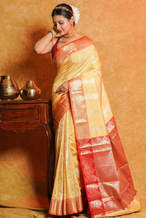 Lightweight Banarasi silk