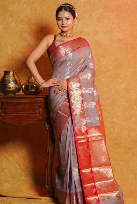 Lightweight Banarasi silk
