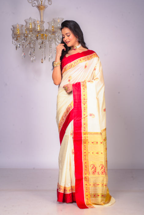 Bengal minakari garad silk