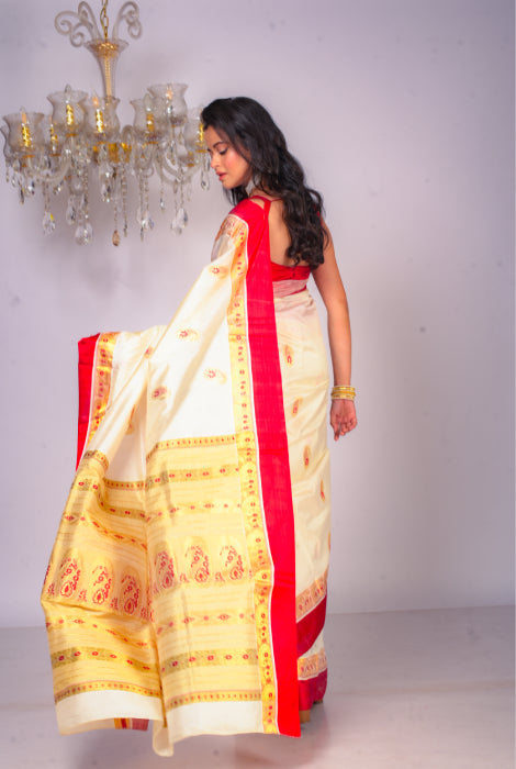 Bengal minakari garad silk