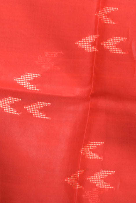 Pure tusser silk with work
