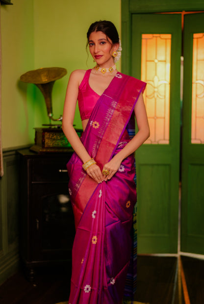 Pure silk kalakhetra