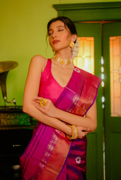 Pure silk kalakhetra