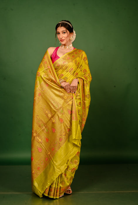 Tusser silk Banarasi