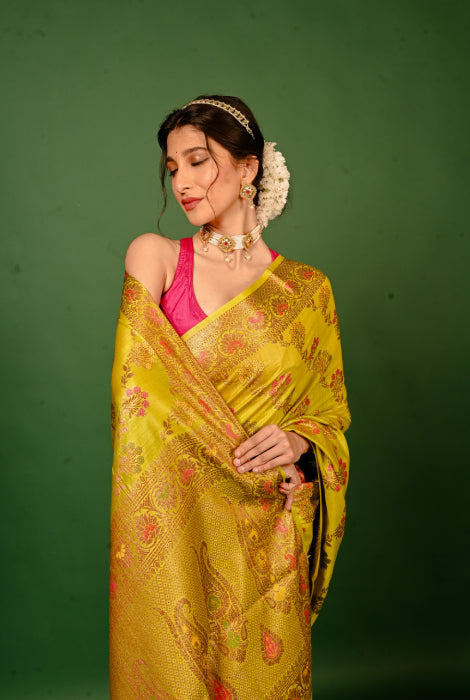 Tusser silk Banarasi