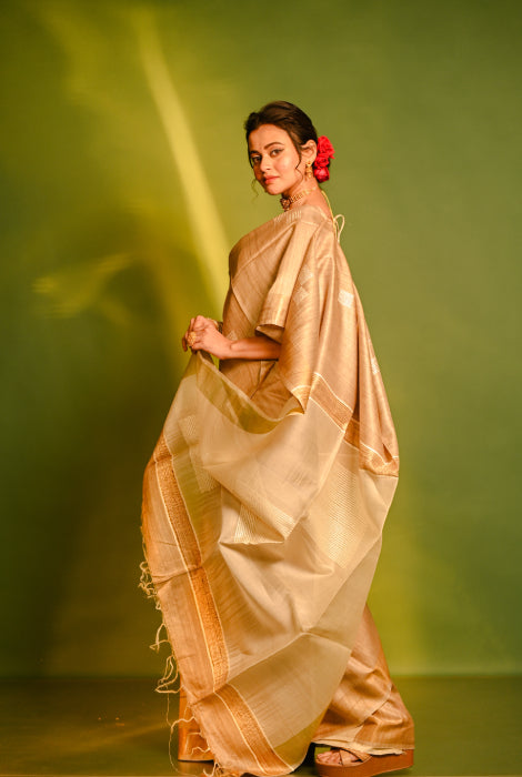 Pure desi tusser silk