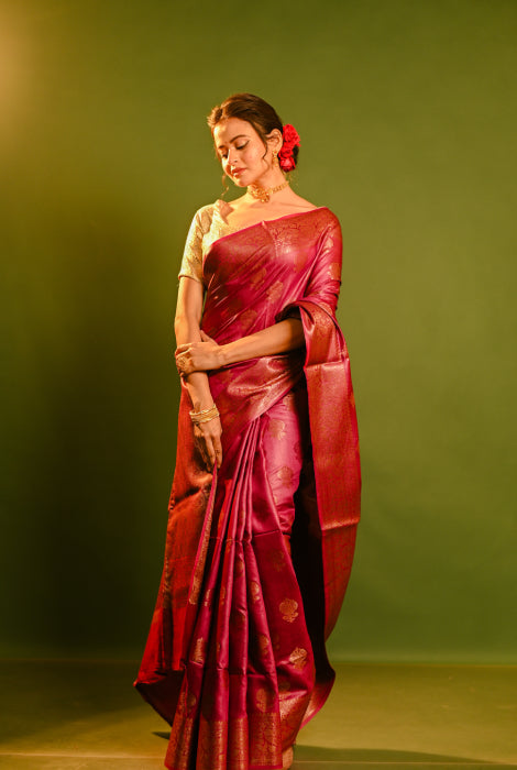 Tusser silk Banarasi