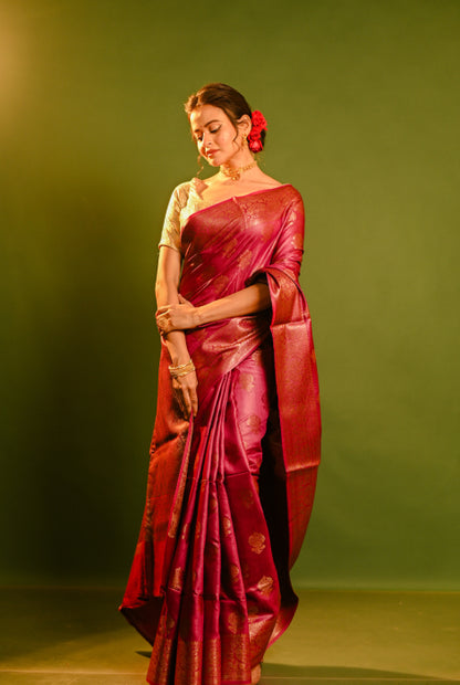 Tusser silk Banarasi