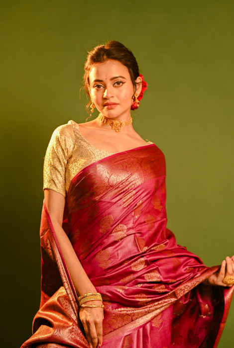 Tusser silk Banarasi