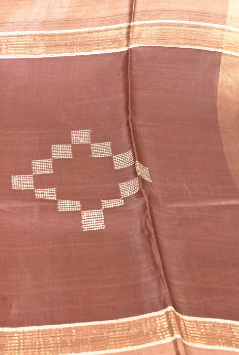 Tusser silk saree