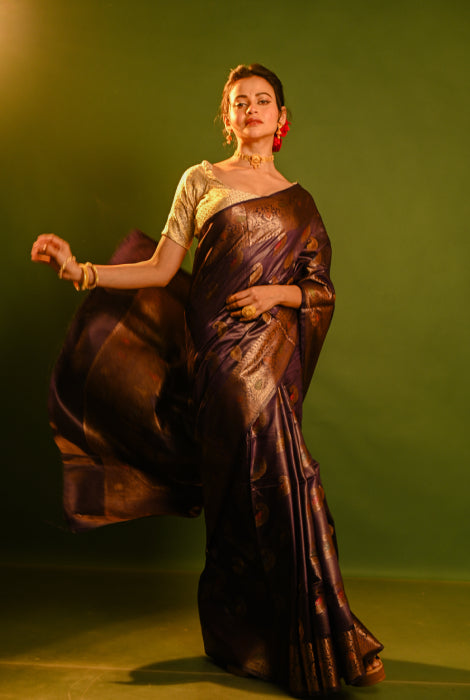 Tusser silk Banarasi