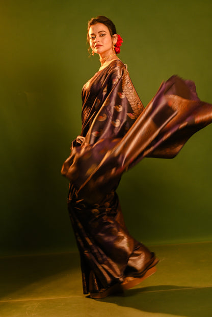 Tusser silk Banarasi