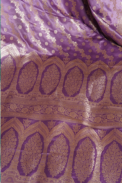 Satin katan silk jangla work