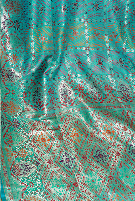 Banarasi semi katan silk  saree
