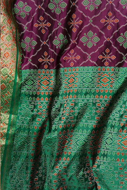 Banarasi semi silk Patola saree