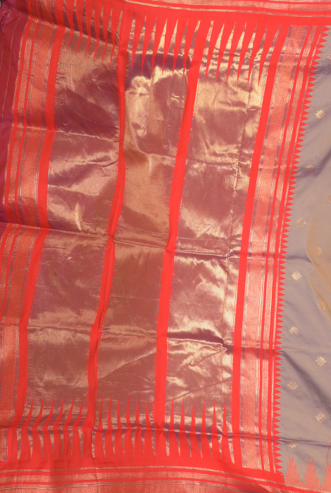 Paithani semi silk