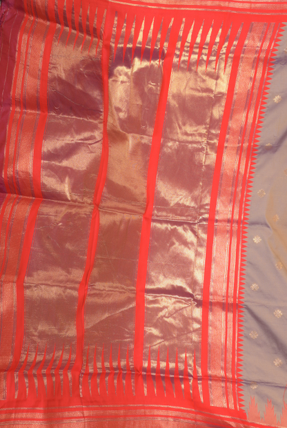 Paithani semi silk