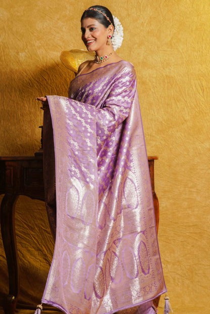 Satin katan silk jangla work
