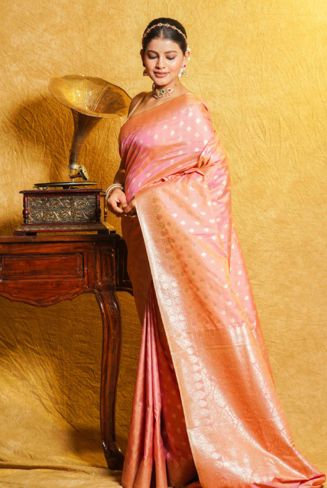 Banarasi katan semi silk