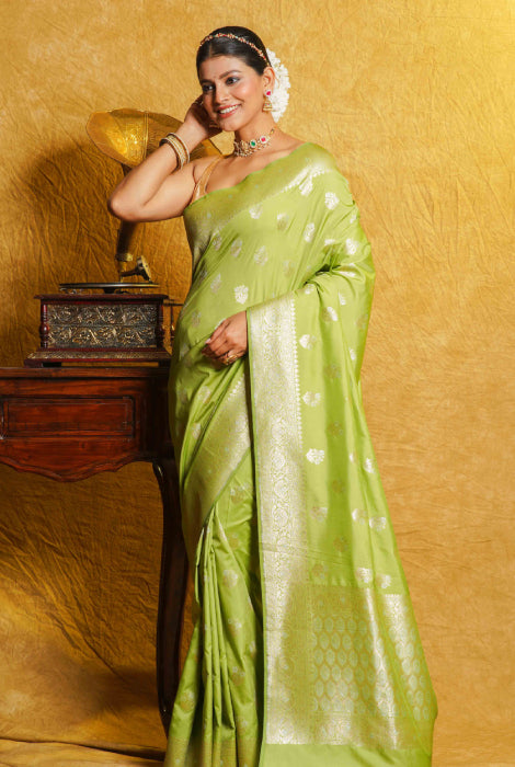 Banarasi katan semi silk