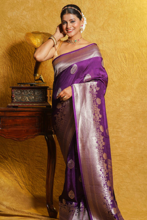 Banarasi katan semi silk