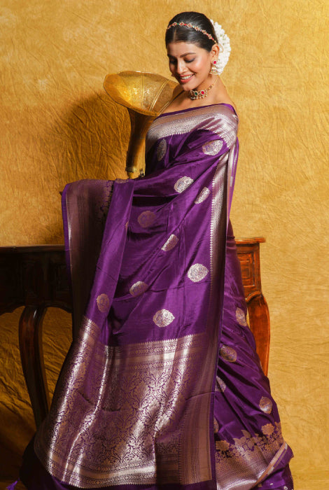 Banarasi katan semi silk