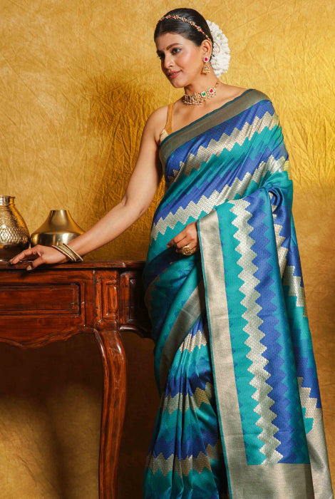 Banarasi katan semi silk