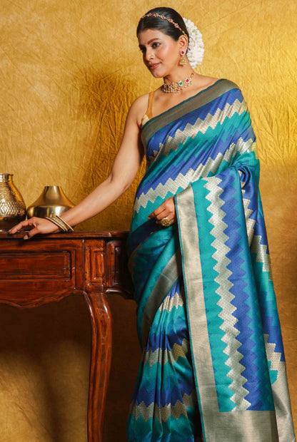 Banarasi katan semi silk