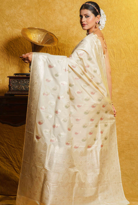 Banarasi katan semi silk