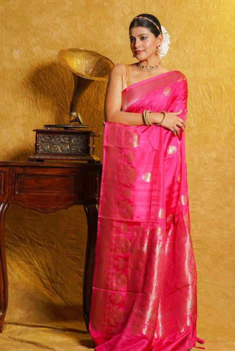 Banarasi katan semi silk