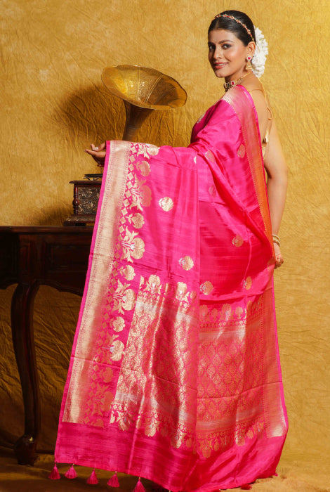Banarasi katan semi silk