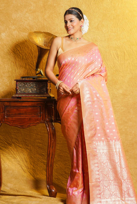 Banarasi katan semi silk