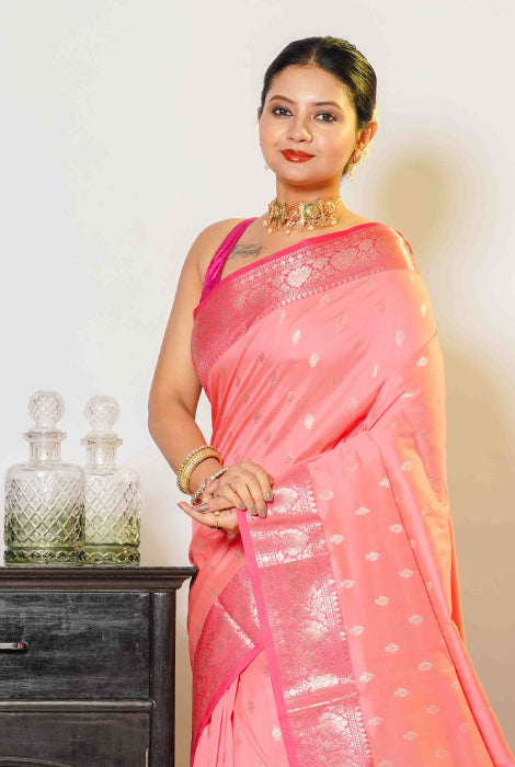Banarasi light weight semi silk
