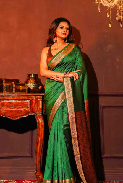 Banarasi light weight thread work saree