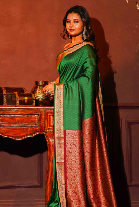 Banarasi light weight thread work saree