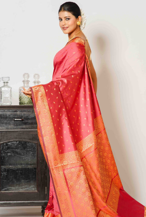 Banarasi light weight thread  work saree
