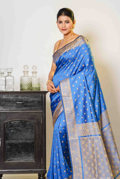 Banarasi light weight thread  work saree