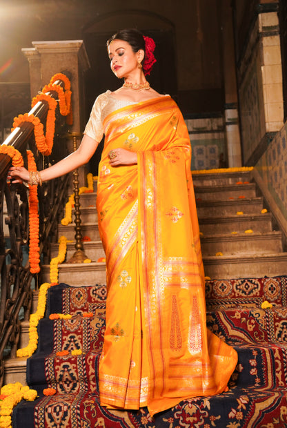 Banarasi semi katan silk saree